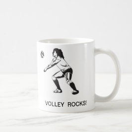 VOLLEYBALL ROCKS!Tasse Kaffeetasse