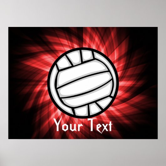 Volleyball, rot poster (Vorne)