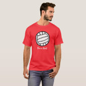 Volleyball; Rot T-Shirt (Vorne ganz)
