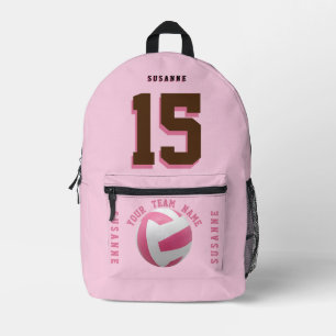 Volleyball Rucksäcke Girls Rose Pink Mannschaft sp