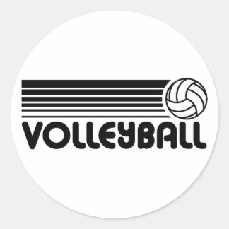 Volleyball Runder Aufkleber