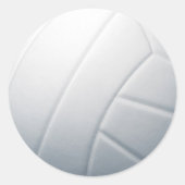 Volleyball Runder Aufkleber (Vorderseite)