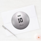 Volleyball Runder Aufkleber (Umschlag)