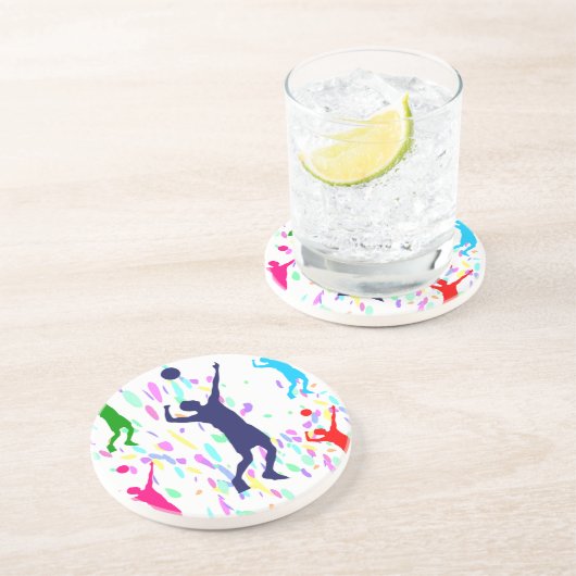 VOLLEYBALL SANDSTEIN UNTERSETZER (Seite)