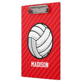 Volleyball; Scarlet Rote Streifen Klemmbrett (Links)
