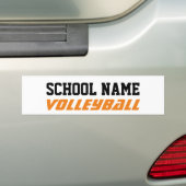 Volleyball - Schaffen Sie Ihren eigenen Schulgeist Autoaufkleber (Auf Auto)