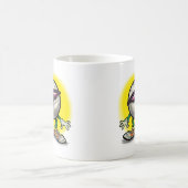Volleyball-Schatten Kaffeetasse (Mittel)