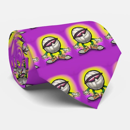 Volleyball-Schatten Krawatte (Gerollt)