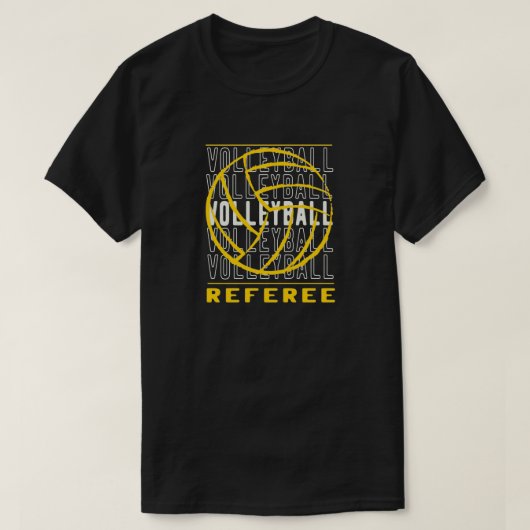 Volleyball-Schiedsrichter T-Shirt (Design vorne)