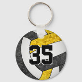 Volleyball-Schlüsselanhänger mit Mannschaftsname Schlüsselanhänger (Vorderseite)