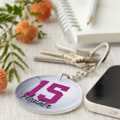 Volleyball-Schlüsselanhänger Schlüsselanhänger (Vorderseite rechts)