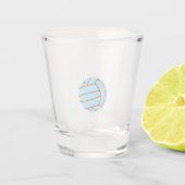 Volleyball Schnapsglas (Vorderseite)