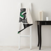 Volleyball 🏐 Schwarz, Grün und Weiß Sherpadecke (Beispiel)