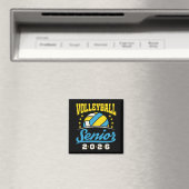 Volleyball Senior 2026 Magnet (In Situ (Geschirrspüler))