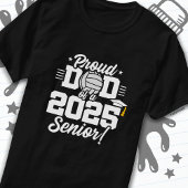 Volleyball Senior Class 2025 Abschluss Proud Vater T-Shirt