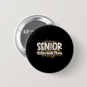 Volleyball Senior Mama Volleyball Mama Abschluss A Button (Vorne & Hinten)