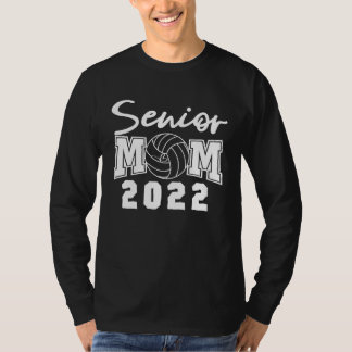 Volleyball Senior Mom 2022 Mom Back To School 2021 T-Shirt