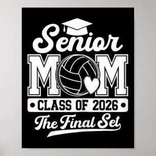 Volleyball Senior Mom Der letzte Satz Cl von 2026  Poster