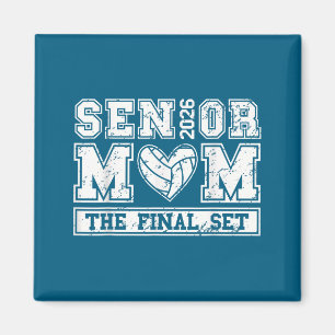 Volleyball Senior Mom Klasse 2026 Kunstwerk Magnet