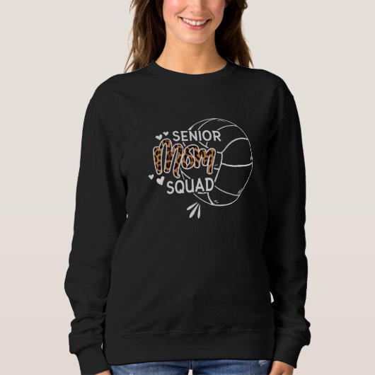 Volleyball Senior Mom Squad  11 Sweatshirt (Vorderseite)