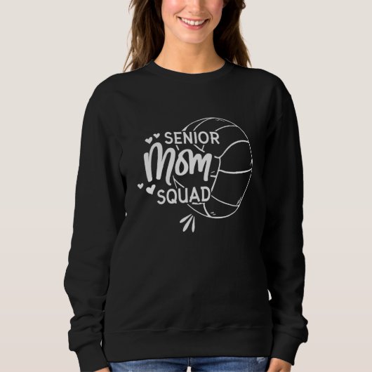Volleyball Senior Mom Squad 7 Sweatshirt (Vorderseite)