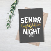 Volleyball Senior Night Congratulations Year Karte