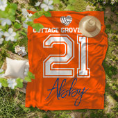 Volleyball Senior Player Personalized Fleecedecke