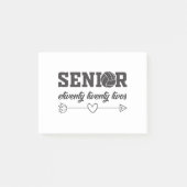 Volleyball Senior Volleyball Team 2022 Graduate Post-it Klebezettel (Vorderseite)