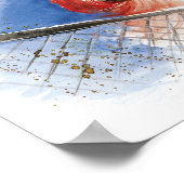 Volleyball Serve Poster (Ecke)