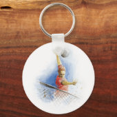 Volleyball Serve Schlüsselanhänger (Vorderseite)