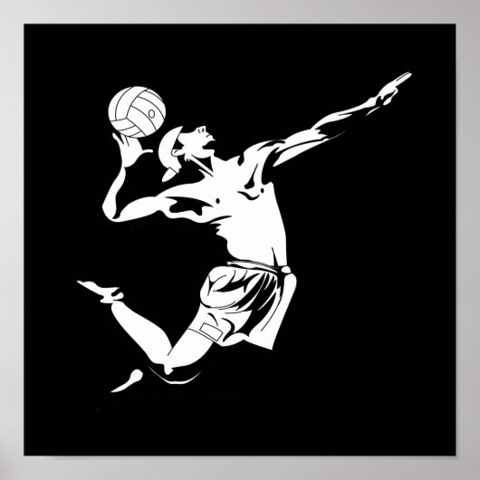 Volleyball-Server 2 Poster (Vorne)