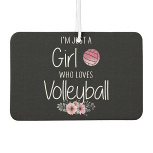 Volleyball-Shirt für Girls Teens Frauen Niedlich Autolufterfrischer
