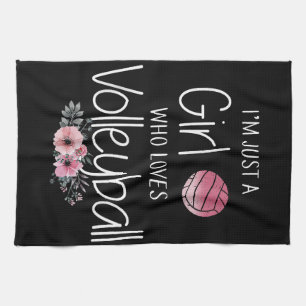Volleyball-Shirt für Girls Teens Frauen Niedlich Geschirrtuch