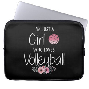 Volleyball-Shirt für Mädchen Teenager Frauen Cute Laptopschutzhülle