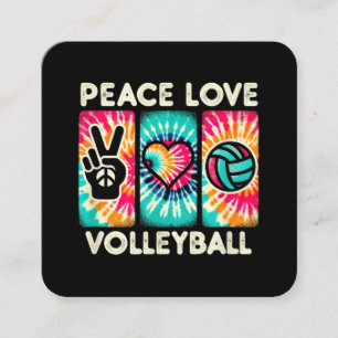 Volleyball-Shirt für Teenager Frauen Mädchen Fried Quadratische Visitenkarte
