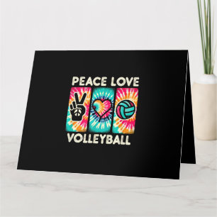 Volleyball Shirt für Teens Frauen Mädchen Liebe de Karte