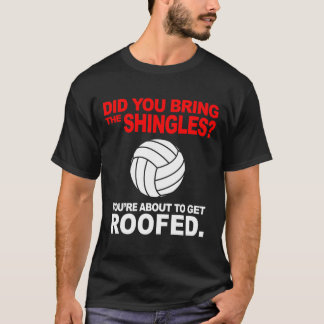 Volleyball-Shirt: Roofed mit Ball T-Shirt