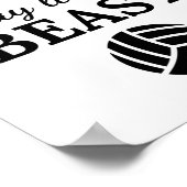 Volleyball: Sieht aus wie ein Schönheitsspiel wie Poster (Ecke)