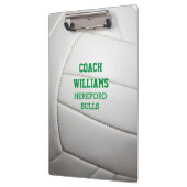 Volleyball sieht Personalisiert aus Klemmbrett (Links)