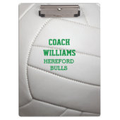 Volleyball sieht Personalisiert aus Klemmbrett (Vorderseite)