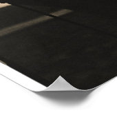 Volleyball Silhouette Poster (Ecke)