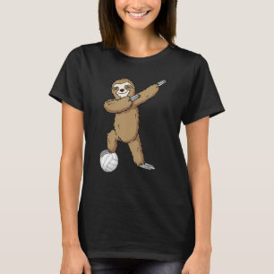 Volleyball Sloth Dabbing Kinder Jungen Mädchen Jug T-Shirt