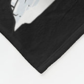 Volleyball Snowman Christmas Tree Lights Xma Fleecedecke (Ecke)