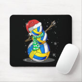 Volleyball Snowman Dabbing Funny Christmas Geschen Mousepad (Mit Mouse)