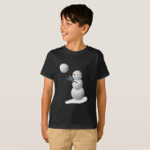 Volleyball Snowman T-Shirt (Vorne ganz)