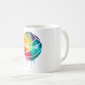 Volleyball Spieler Beach Volleyball Team Geschenki Kaffeetasse (VorderseiteRechts)