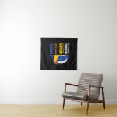 Volleyball-Spieler | Du musst stark sein Wandteppich (Beispiel (Horizontal))