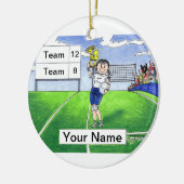 Volleyball-Spieler - Frauen Keramikornament (Links)