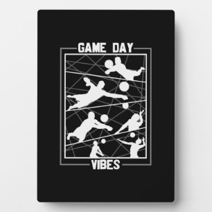 Volleyball-Spieler Game Day Vibes Fotoplatte