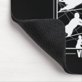 Volleyball-Spieler | Game Day Vibes Mousepad (Ecke)